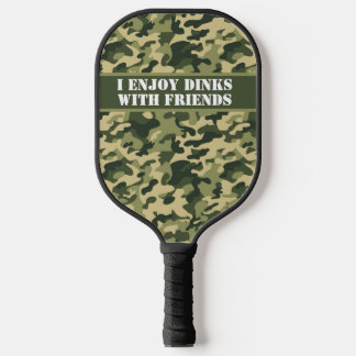 Palas De Pickleball Camuflaje verde del ejército personalizado 2