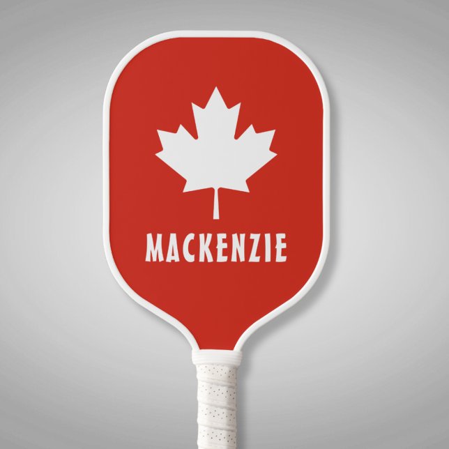 Palas De Pickleball Canadá Día Rojo Blanco Bandera Canadiense Nombre d (Subido por el creador)
