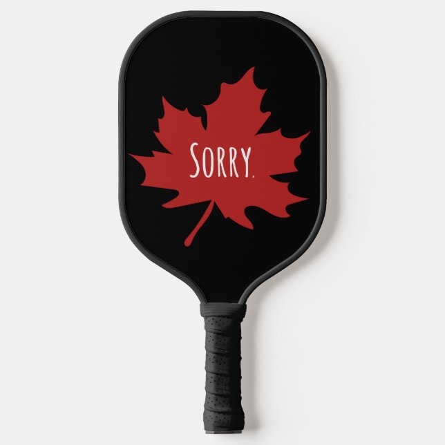 Palas De Pickleball Canadiense gracioso (Anverso)