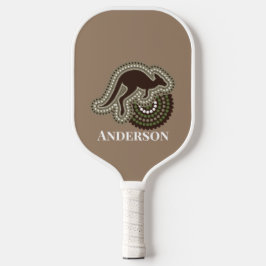 Palas De Pickleball Canguro aborigen australiano minimalista moderno