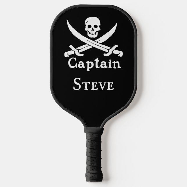 Palas De Pickleball Capitán pirata personalizado (Anverso)