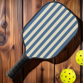 Palas De Pickleball Capri Azul con Rayas Polo de Mediados de Siglo