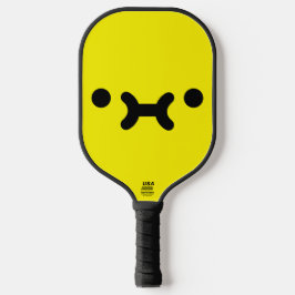 Palas De Pickleball Cara Amarilla Con Mohín Adorable