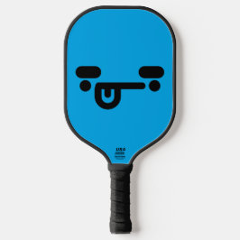Palas De Pickleball Cara Azul Confundida y Traviesa