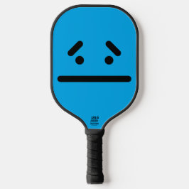 Palas De Pickleball Cara Azul en Blanco Triste