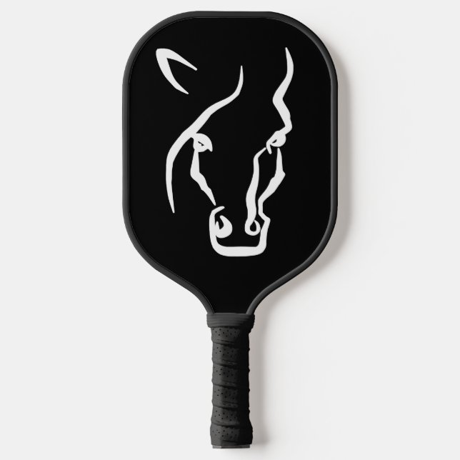 Palas De Pickleball Cara blanca del caballo (Anverso)