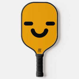 Palas De Pickleball Cara Complacida Naranja