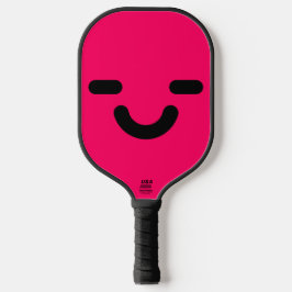 Palas De Pickleball Cara Complacida Rosa