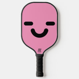 Palas De Pickleball Cara Complacida Rosa Claro