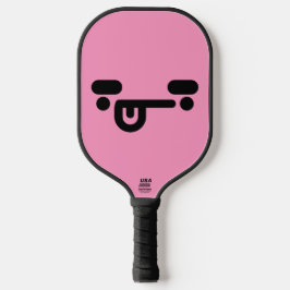 Palas De Pickleball Cara Confundida Traviesa Rosa Claro