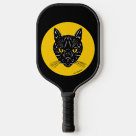 Palas De Pickleball Cara de Gato Negro