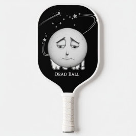 Palas De Pickleball Cara de Luna en blanco y negro