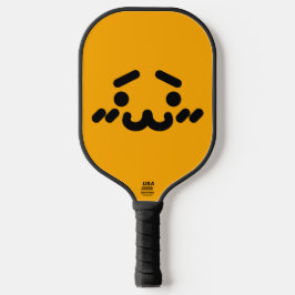 Palas De Pickleball Cara de naranja linda y torpe