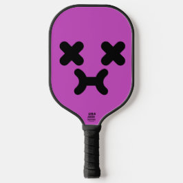 Palas De Pickleball Cara de puchero aturdida púrpura
