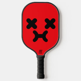 Palas De Pickleball Cara de puchero aturdida roja