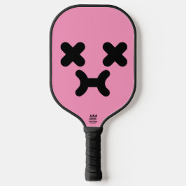 Palas De Pickleball Cara de puchero aturdida rosa claro