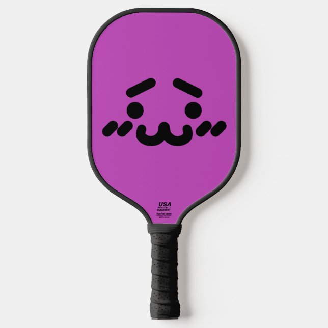 Palas De Pickleball Cara Morada Linda y Torpe  (Anverso)