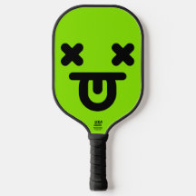 Cara Verde con Lengua Afuera Aturdida