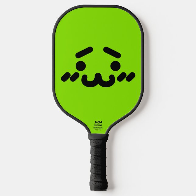 Palas De Pickleball Cara Verde Lindo y Torpe (Anverso)