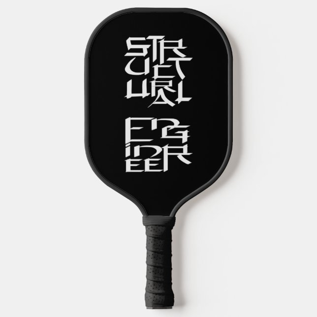 Palas De Pickleball Carácter de ingeniero estructural (Anverso)