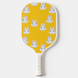 Palas De Pickleball Caras de conejito en naranja
