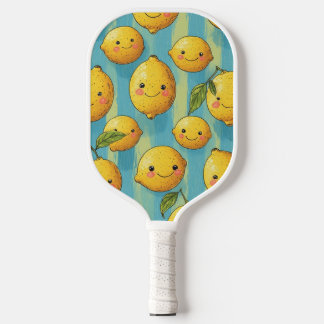 Palas De Pickleball Caras Divertidas De Limón