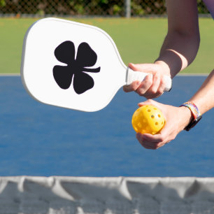 Palas De Pickleball Carbono de remo blanco de enganche negro