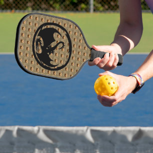 Palas De Pickleball Carbono de remo de oro de Dragon Negro