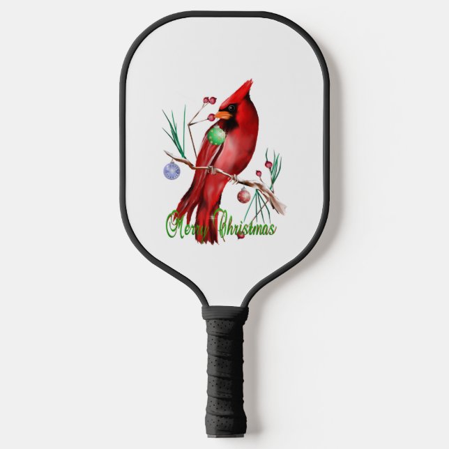 Palas De Pickleball Cardenal navideño (Anverso)