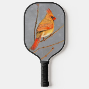 Palas De Pickleball Cardenal sobre pintura de bifurcaciones - Arte de 