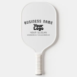 Palas De Pickleball Cargar logotipo retro-moderno blanco y negro (edit
