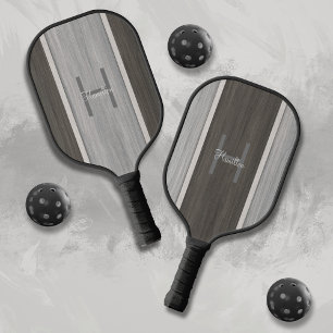 Palas De Pickleball Cedro de teca clásico de madera de cordón de hule 