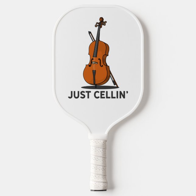 Palas De Pickleball Cellist Just Cellin Fiddle Player (Anverso)