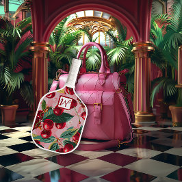 Palas De Pickleball Cheery Cherry Retro Pink Monogramado