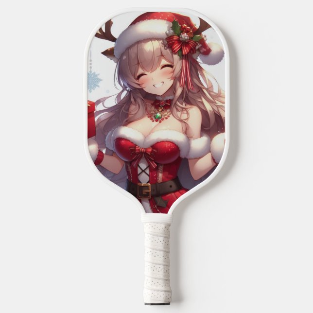 Palas De Pickleball Chica de Navidades de anime (Anverso)