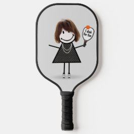 Palas De Pickleball Chica de palitos con pala de pickleball