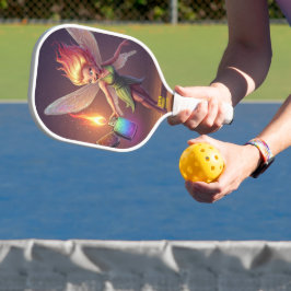 Palas De Pickleball Chica Despedida de Soltera de Hada Encantadora