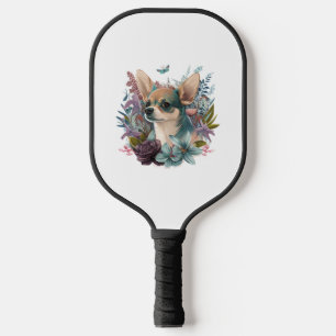 Palas De Pickleball Chihuahua Resumen Pintura Color Cute Perro