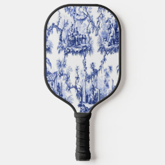 Palas De Pickleball Chinoiserie azul y blanca