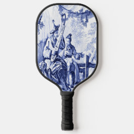 Palas De Pickleball Chinoiserie azul y blanca