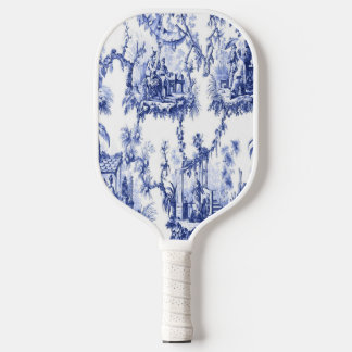 Palas De Pickleball Chinoiserie azul y blanca