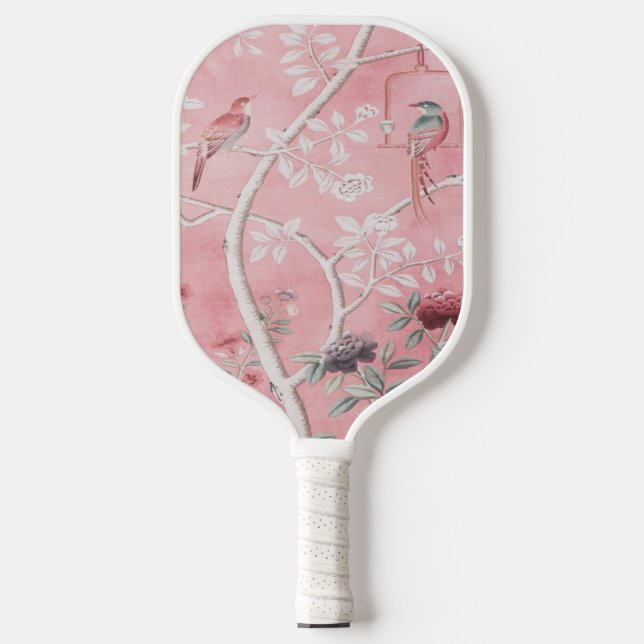 Palas De Pickleball Chinoiserie rosa (Anverso)