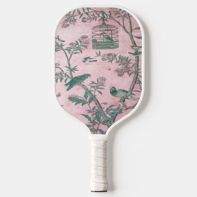 Palas De Pickleball Chinoiserie rosa (Anverso)
