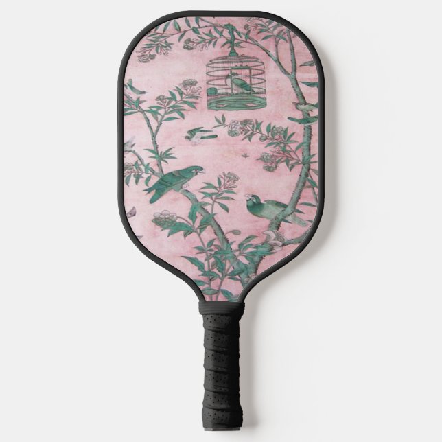 Palas De Pickleball Chinoiserie rosa (Anverso)