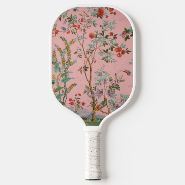 Palas De Pickleball Chinoiserie rosa (Anverso)
