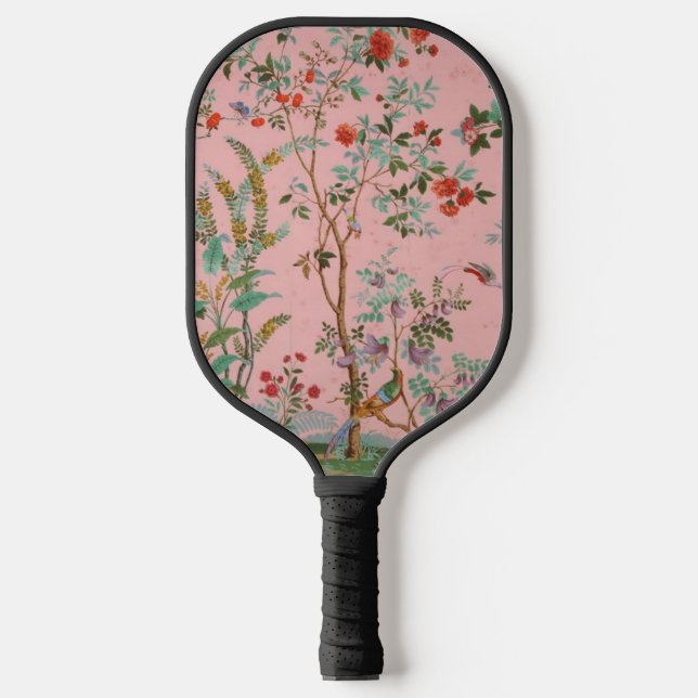 Palas De Pickleball Chinoiserie rosa (Anverso)