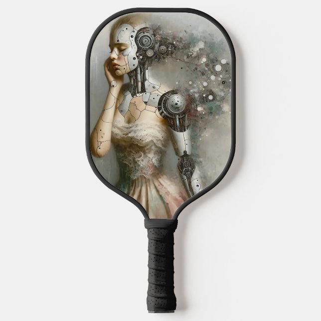 Palas De Pickleball Ciborg femenino Ai Art Personalizado (Anverso)