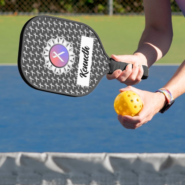 Palas De Pickleball Cinta blanca estándar de Kenneth Yoncich (in situ)