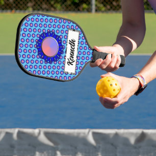 Palas De Pickleball Cinta de disco azul de Kenneth Yoncich