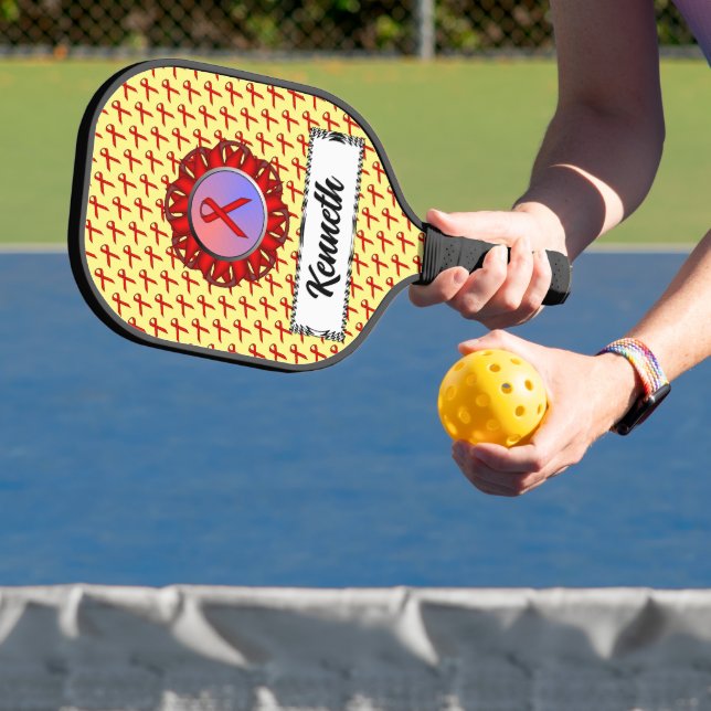 Palas De Pickleball Cinta roja estándar de Kenneth Yoncich (in situ)